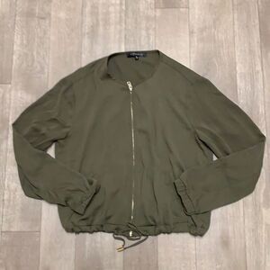 Dynamite Olive Green Bomber Jacket